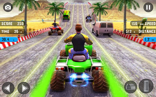 Quad ATV Traffic Racer screenshot 1