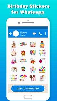 BirthDay Stickers for Whatsapp screenshot 1