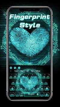 Love Fingerprint Style keyboard screenshot 1