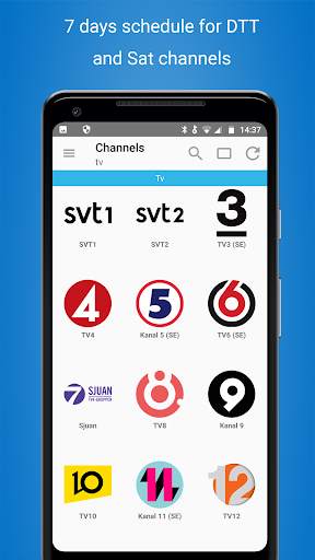 Svensk TV-tablå - Cisana TV  screenshot 2