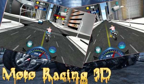 Moto Racing 3D screenshot 2