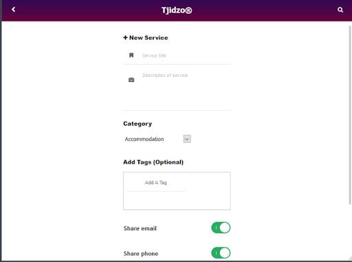 Tjidzo App 5 تصوير الشاشة