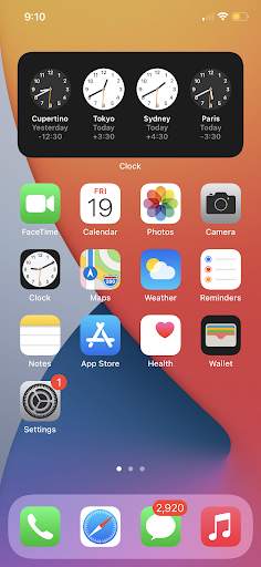 Launcher iOS Widgets screenshot 1
