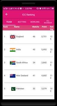 Schedule for Cricket World Cup 2019 screenshot 5