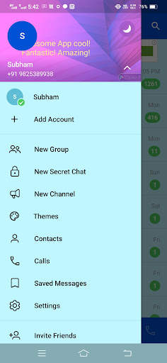 Tirnga Telegram messenger (INDIA) screenshot 7
