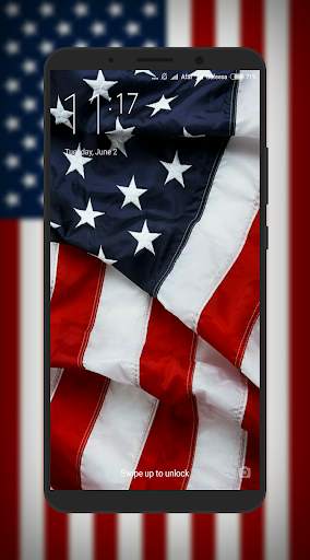 America Flag Wallpaper 2 تصوير الشاشة