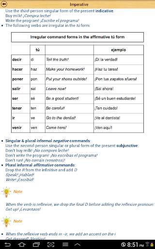 Spanish Grammar for English Speakers Lite screenshot 19