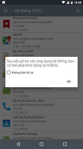 Trình quản lý ứng dụng hệ thống screenshot 8