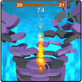 Electric Stack Ball - Fall Crush 3D أيقونة