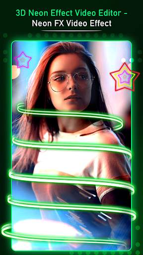 3D Neon Effect Video Editor : Neon FX Video Effect screenshot 1