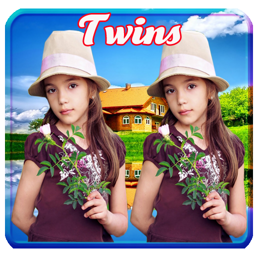 Twin photo maker icon