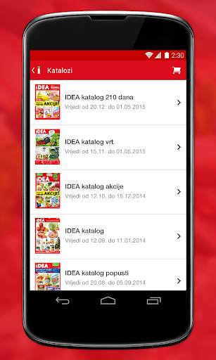 IDEA mobile application screenshot 4