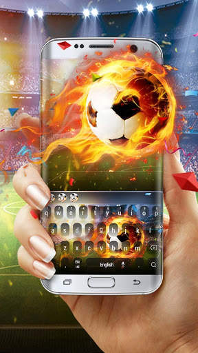 Fire football keyboard screenshot 1