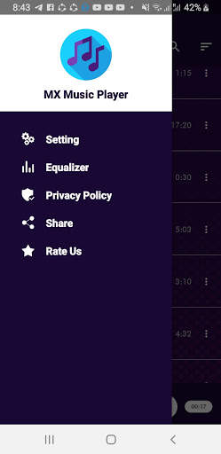 MX Music Player screenshot 1