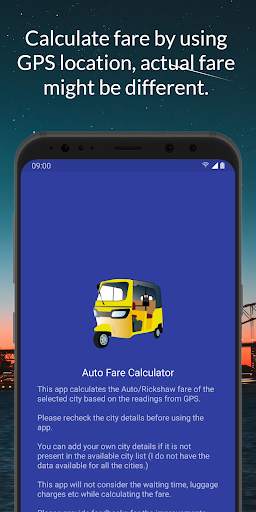 Auto Rickshaw Fare Calculator screenshot 1