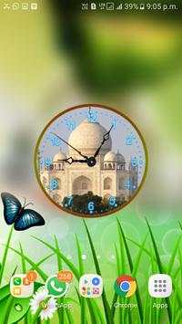 Tajmahal Clock Live Wallpaper screenshot 3
