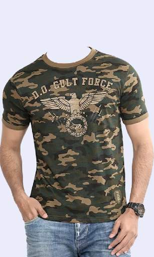 Man T-Shirt Photo Suit screenshot 2