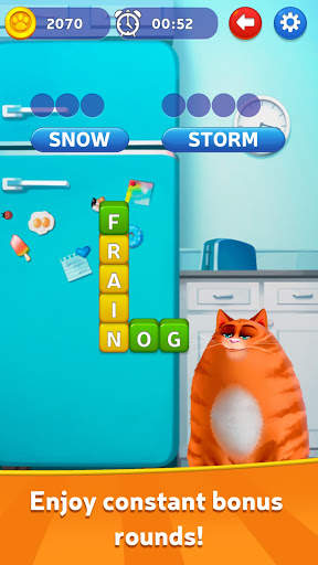 🔥Kitty Scramble: Word Stacks 3 تصوير الشاشة