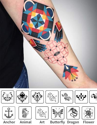 Tattoo on My Photo screenshot 3