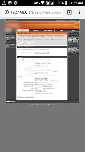 WiFi Router Settings screenshot 3