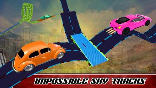 Classic Extreme Car Stunt Racing Drive screenshot 2
