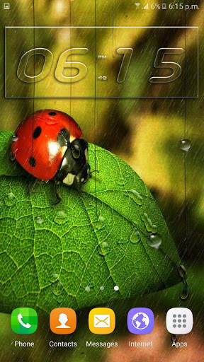 Nature Rain Live Wallpaper screenshot 2