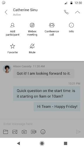 Cisco Jabber pour Android screenshot 4