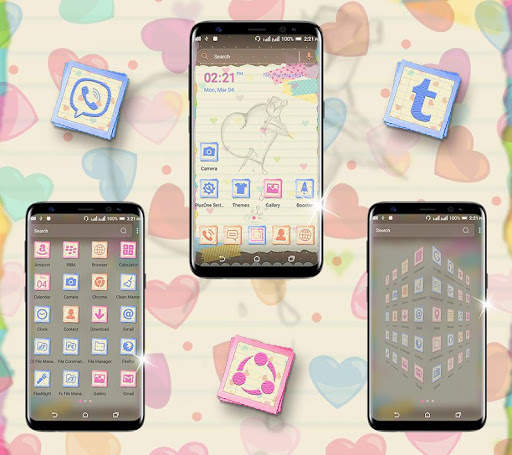 Cool Notepad Launcher Theme screenshot 4