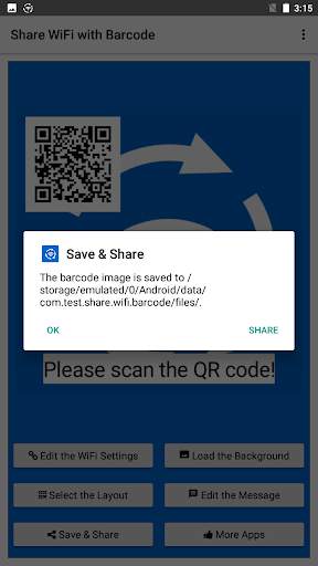 Share WiFi with Barcode screenshot 6