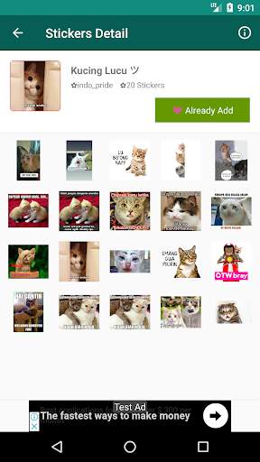 Stiker WA Lucu WaStickersApps screenshot 2