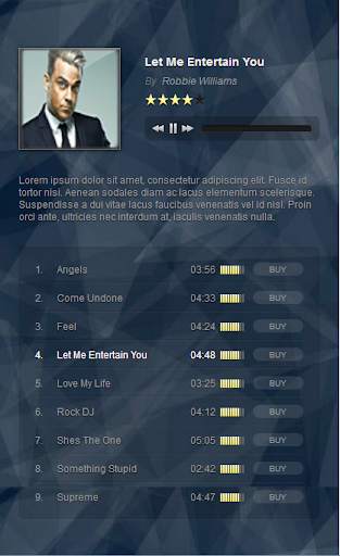 Robbie Williams Music Offline screenshot 4