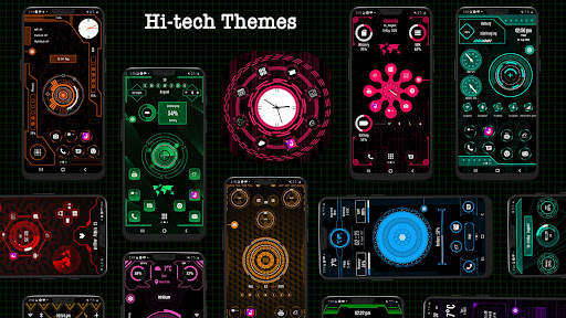 Hi-tech Themer Launcher 2022 screenshot 1