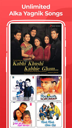 Alka Yagnik Old song, Romantic, sad song MP3 App screenshot 1