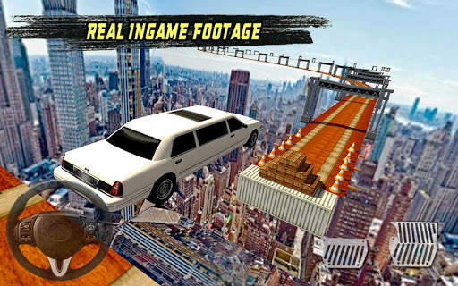 Extreme Limo Mega Ramp - Car Driving Games 3D screenshot 2