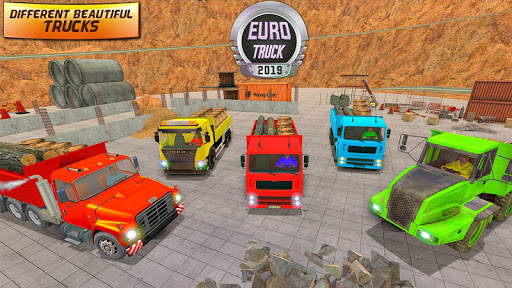 Truck Driving Games Euro Truck Cargo Simulator 3D screenshot 1