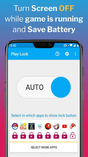 Play Lock - Boost Games Battery Performance screenshot 1
