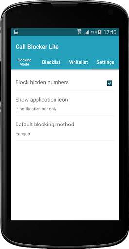Call Blocker Lite 7 تصوير الشاشة