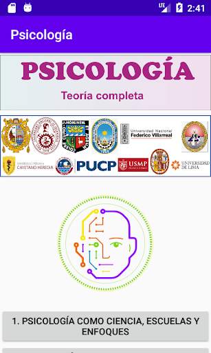 Psicología Preuniversitario screenshot 1