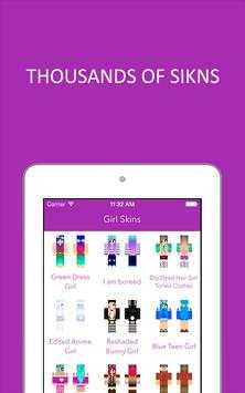 3D Girl Skins for Minecraft PE screenshot 15