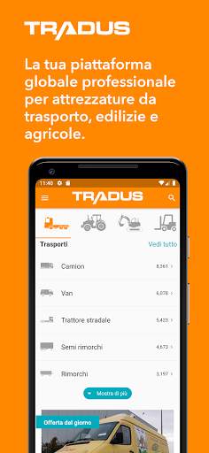 Tradus screenshot 1