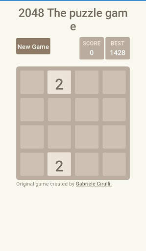 2048 : The Number Puzzle Game screenshot 1