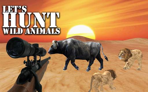 Animal Hunting Desert Shooting screenshot 1