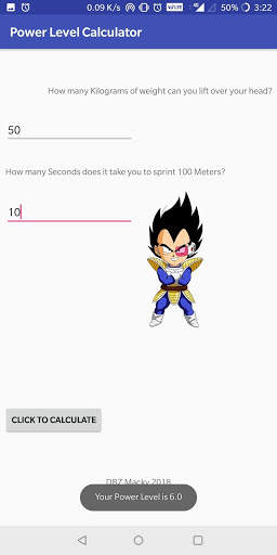 Power Level Calculator screenshot 1