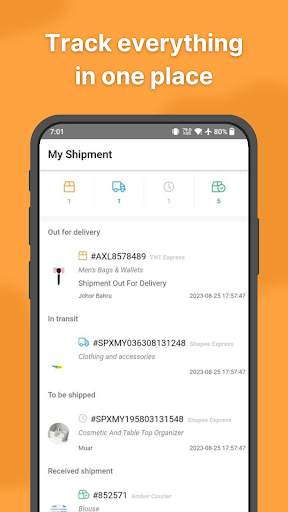 Tracking.my Package Tracker screenshot 2
