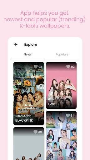 K-Idols Wallpapers: KPOP World (HD, 4K Wallpapers) screenshot 3