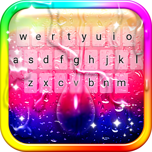 Rain Keyboard Background Theme icon