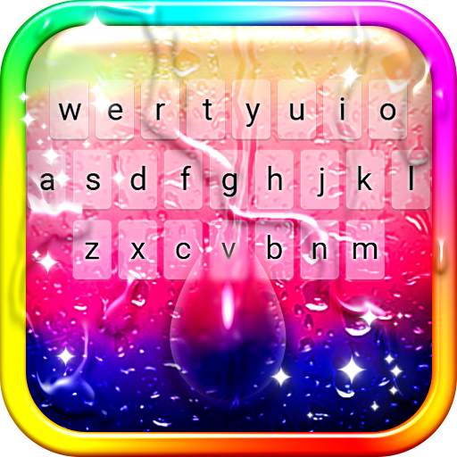 Rain Keyboard Background Theme 5.9.63