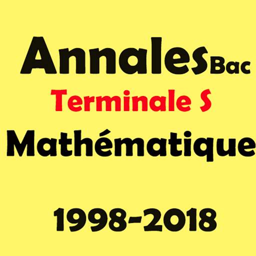 Annales Bac Terminale S  France Math 1998-2018 screenshot 7
