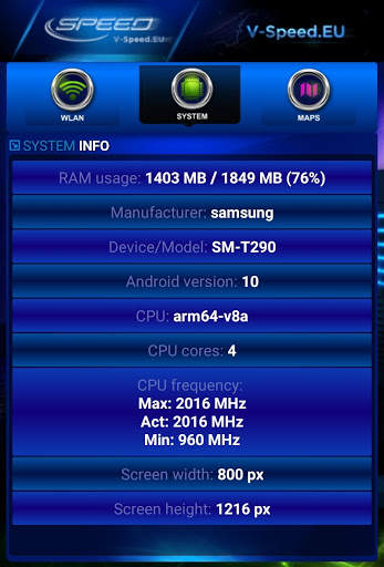 V-SPEED Speed Test screenshot 16