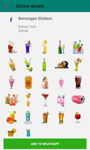WAStickers Yummy Food Stickers screenshot 7